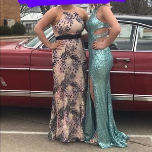 Teal Prom Dress